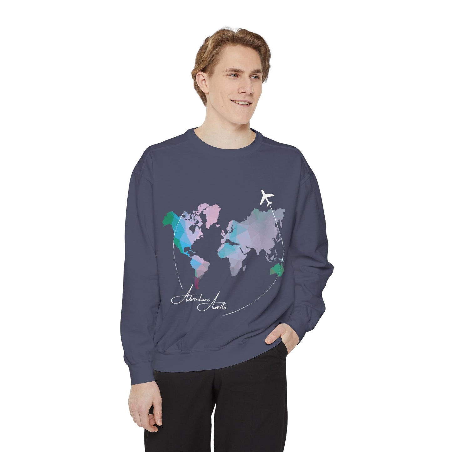 Adventure Awaits Airplane Mode Unisex Sweatshirt