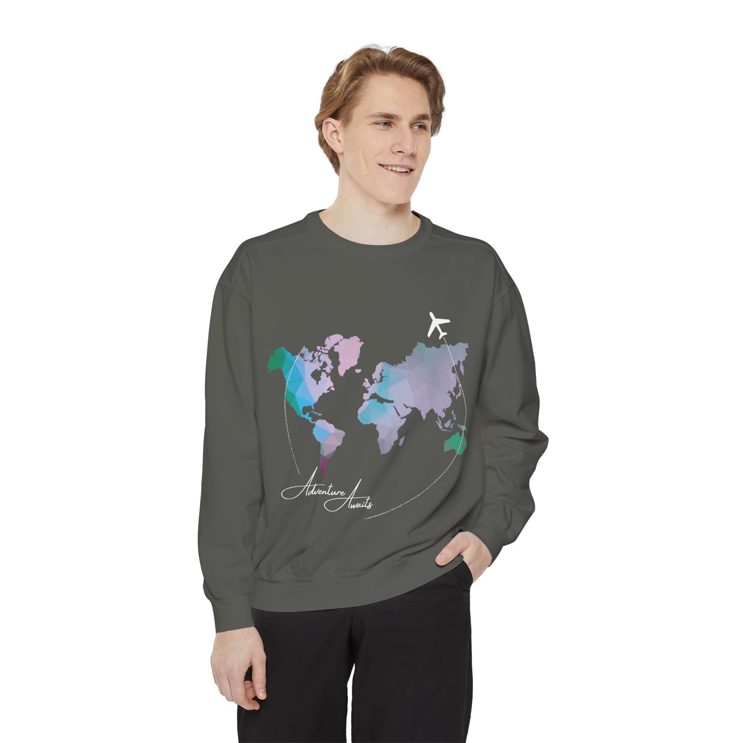 Adventure Awaits Airplane Mode Unisex Sweatshirt