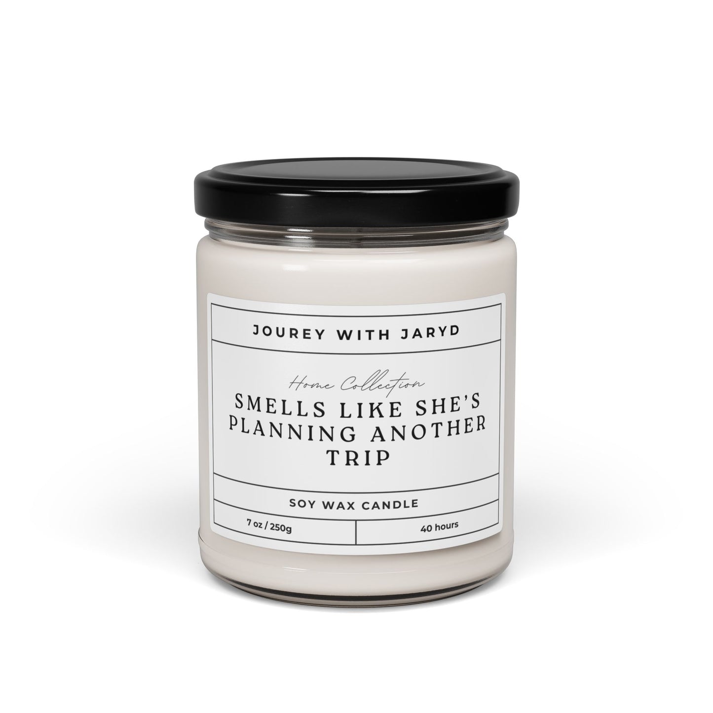 Soy Candle - Vacation Planning Scented 9oz