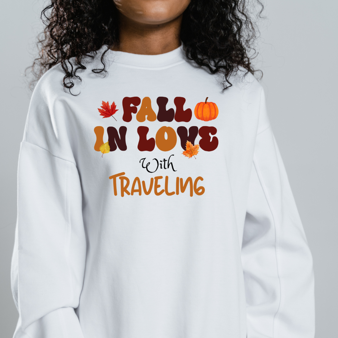 Fall in Love with Travel Sweatshirt