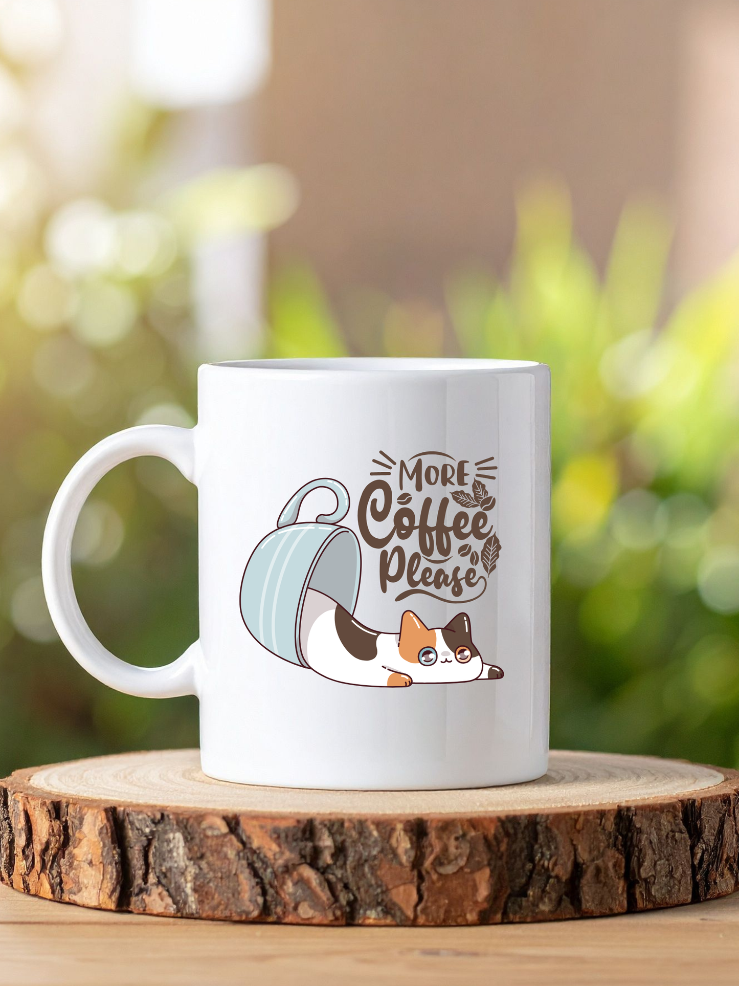 Whimsical Cat Mug - Cute Coffee Lover Gift, Cat Lover Cup, Funny Tea Mug, Animal Lover Present, Unique Kitchenware
