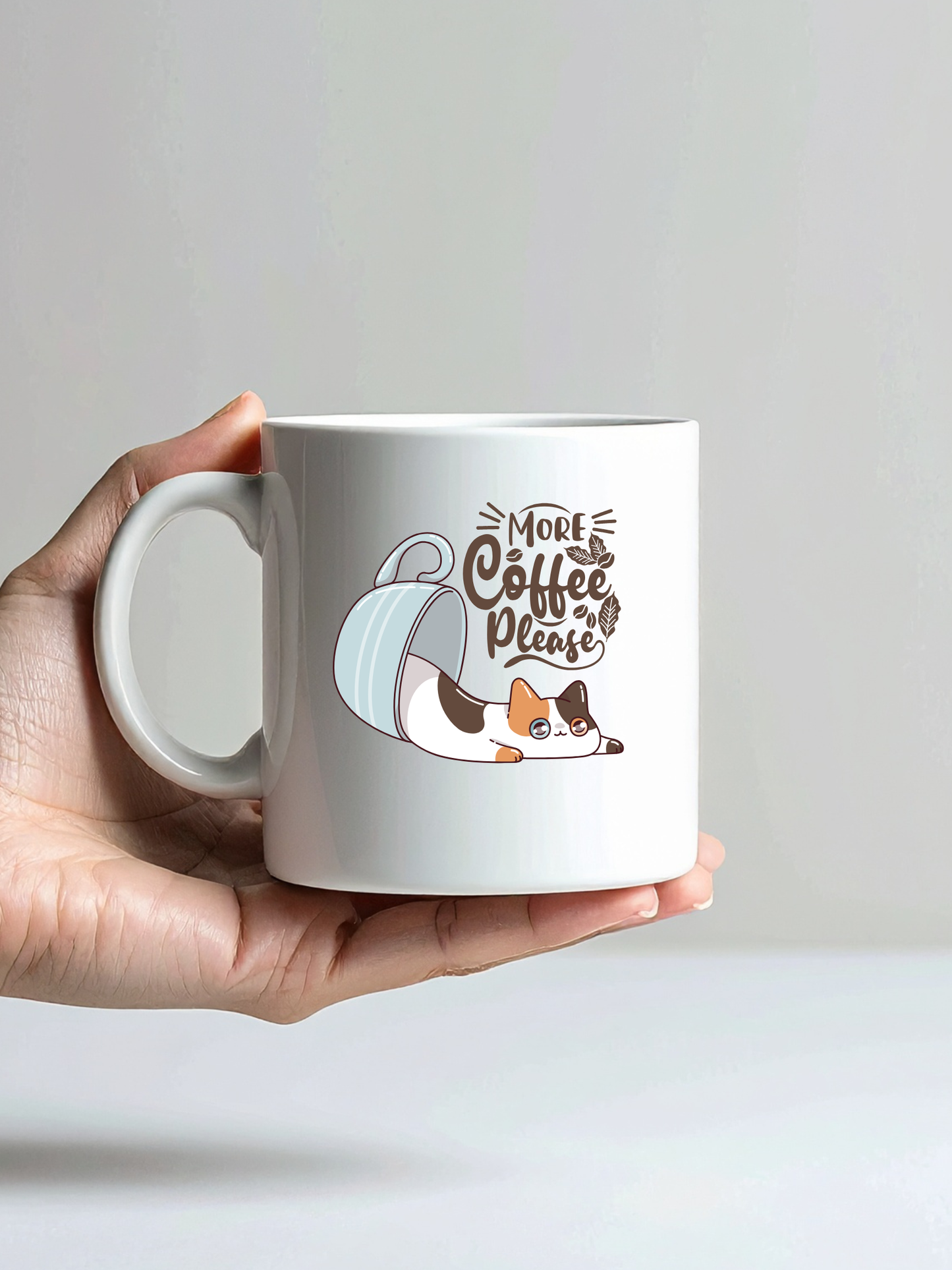 Whimsical Cat Mug - Cute Coffee Lover Gift, Cat Lover Cup, Funny Tea Mug, Animal Lover Present, Unique Kitchenware