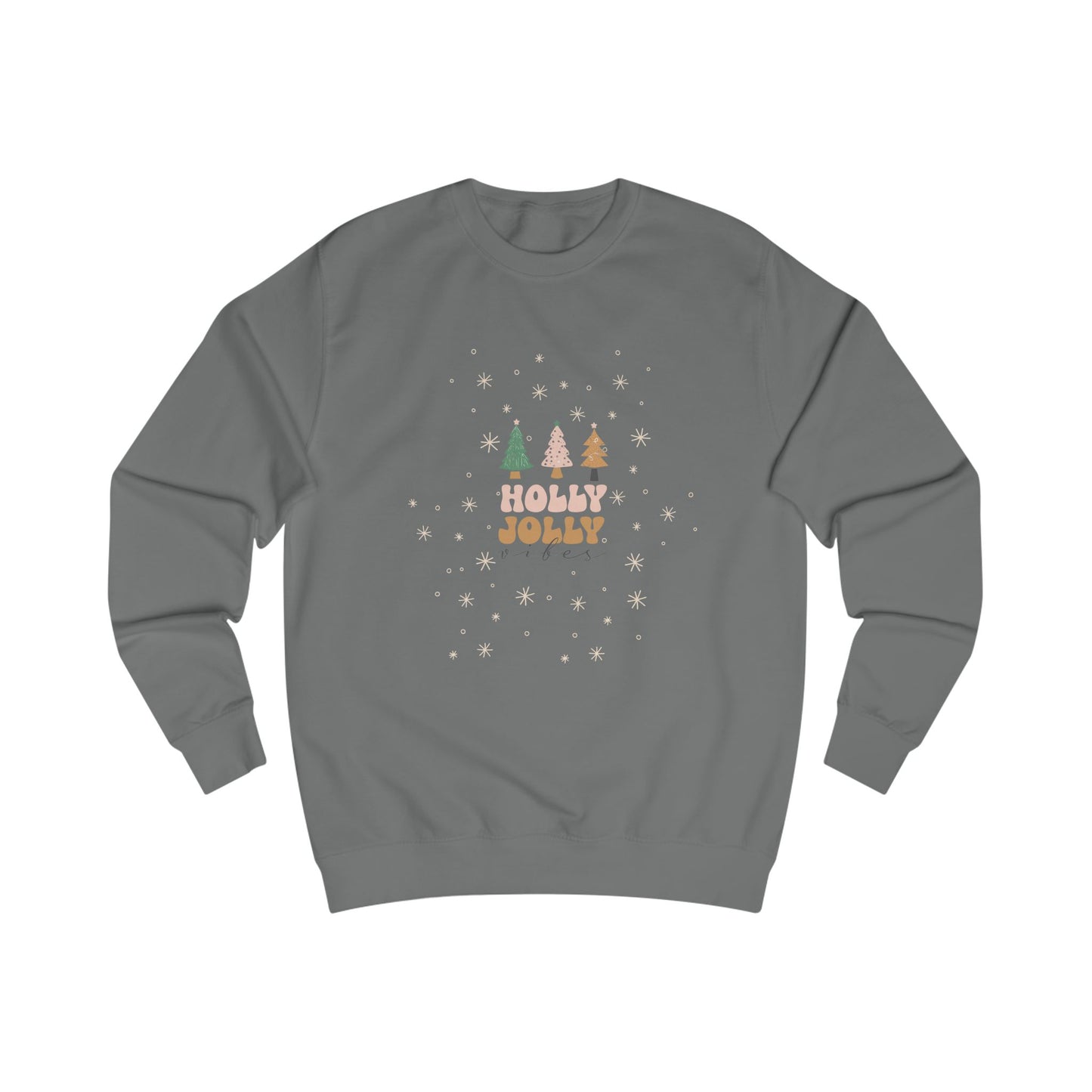 Holly Jolly Unisex Sweatshirt | Festive Holiday Apparel, Christmas Gift, Cozy Sweater, Winter Fashion Must-have, Seasonal Style