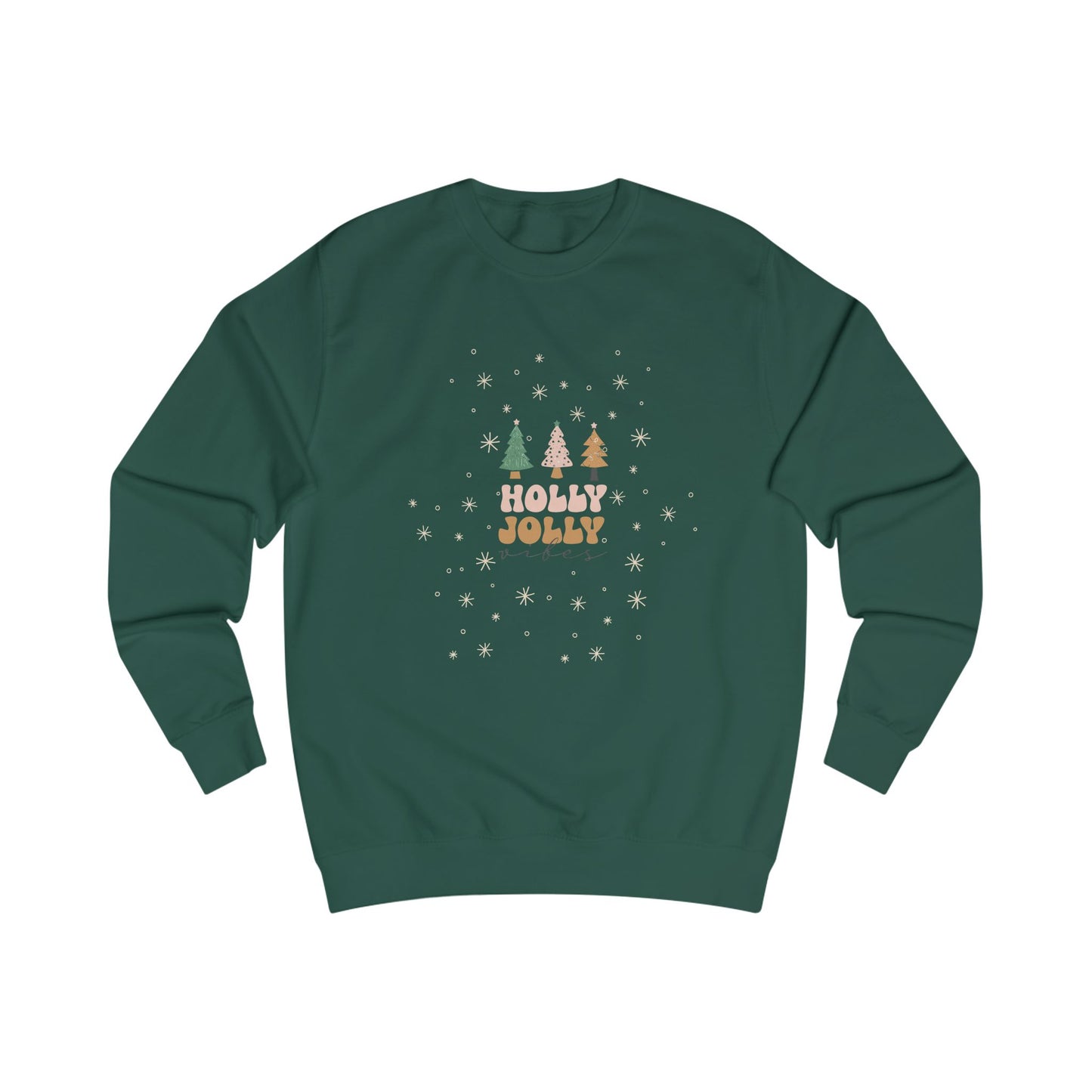 Holly Jolly Unisex Sweatshirt | Festive Holiday Apparel, Christmas Gift, Cozy Sweater, Winter Fashion Must-have, Seasonal Style